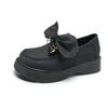 Fashion 2025 New British Style Versatile Sponge Cake Thick Bottom High Heels Mary Jane Shoes Bow