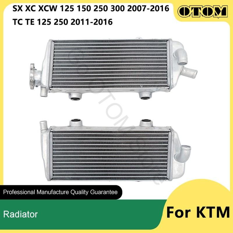 2-Stroke 2007-2016 Motorcycle Left Right Radiator Cooling Engine Cooler For KTM HUSQVARNA SX SXS XC EXC XCW TC TE 125 250 300