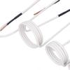 6 Stück Induktionsheizspulen-Set 2,5 mm Messingkern 20 30 40 50 mm Freiformende Flachtyp-Induktionsheizdrähte