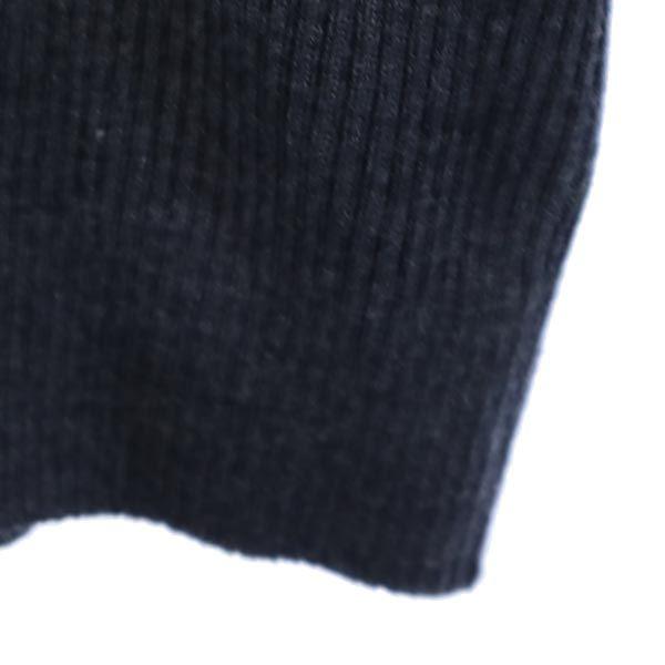 LANVIN SPORT Long Sleeve Knit M Dark Gray Sweater Women Used