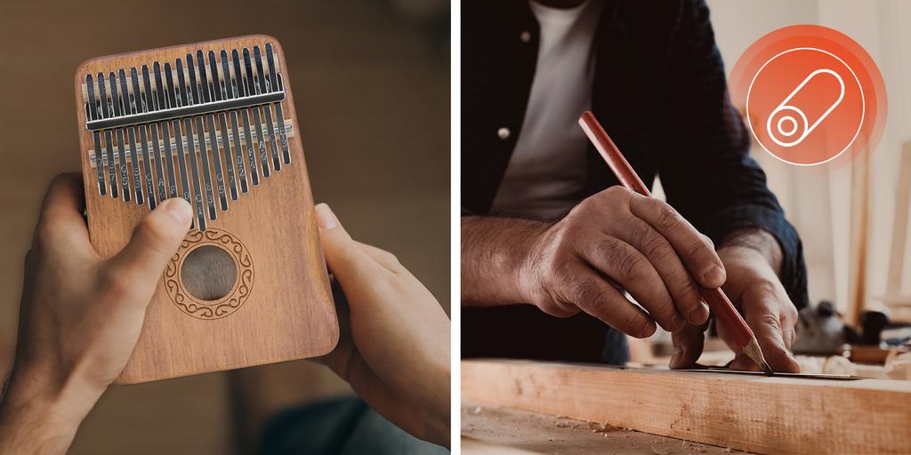Kalimba MusicMate MM-C10-BR PeaceMelody