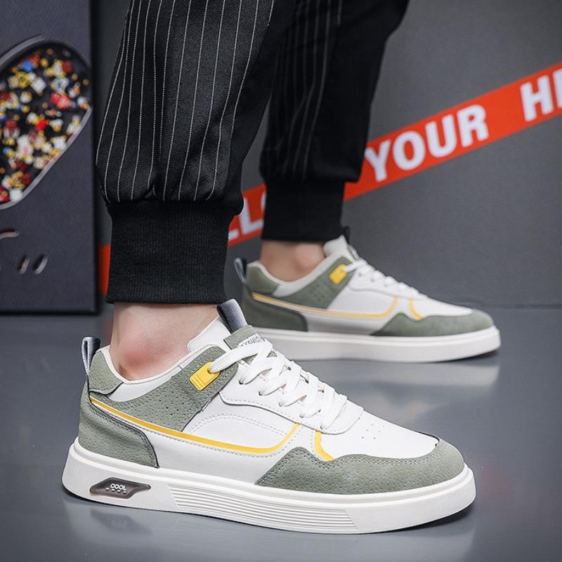 Outdoor Man'sCasual Sports Shoes 2024 New Breathable Soft-sole Walking Shoes Student Board Sneakers Lightweight Vulcanized Shoe