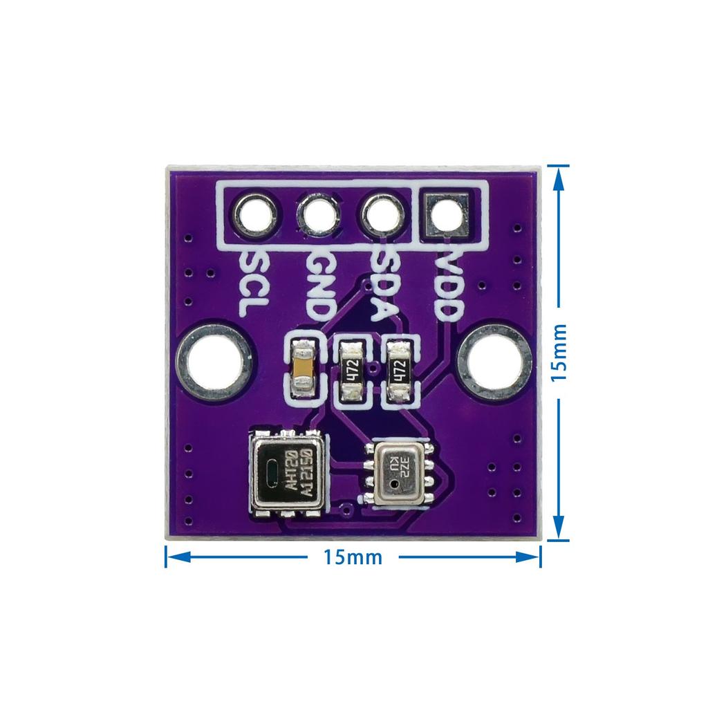 1-10pcs AHT20+BMP280 Temperature Humidity Air Pressure Module Highprecision Digital Temperature Humidity and Air Pressure Sensor