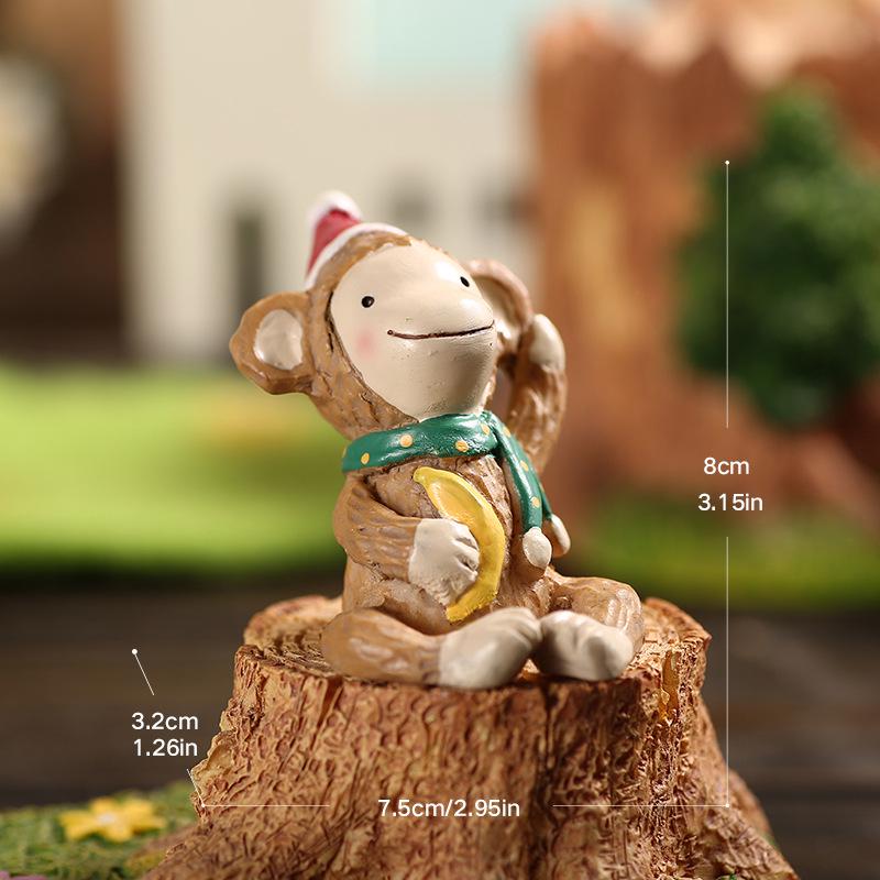 Creative ZAKKA Christmas Decor: Home Goods, Dolls, Figurines, Micro Landscape Ornaments, and Christmas Tree Decorations