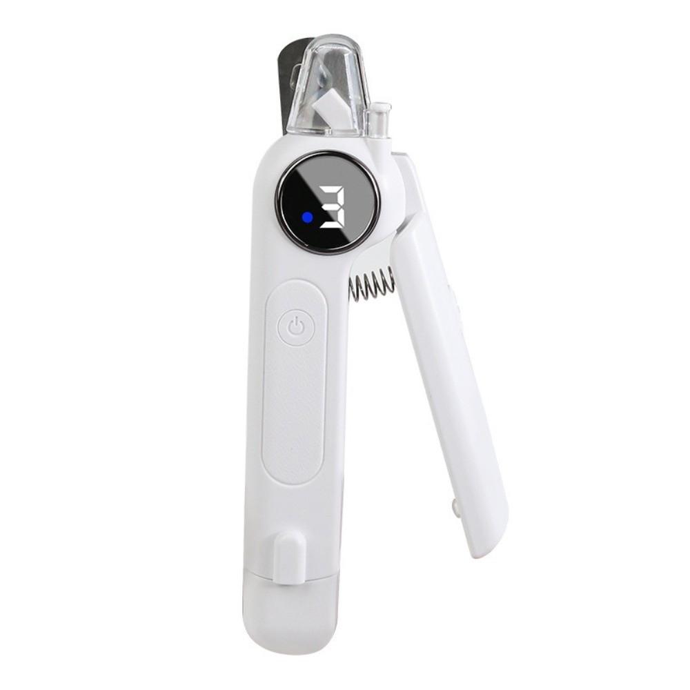 2-in-1 Pet Nail Trimmer Rechargeable Electric Nail Clipper Grinding Cat Claw Clippers for Dogs