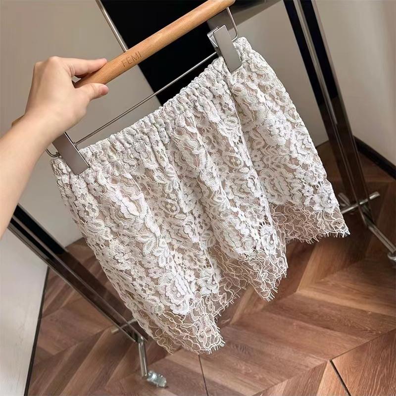 Miniskirt Sexy Transparent Lace Mesh Skirt Shirt Extender Women Summer Mini Black White Short Micro Skirt Ladies Underskirt