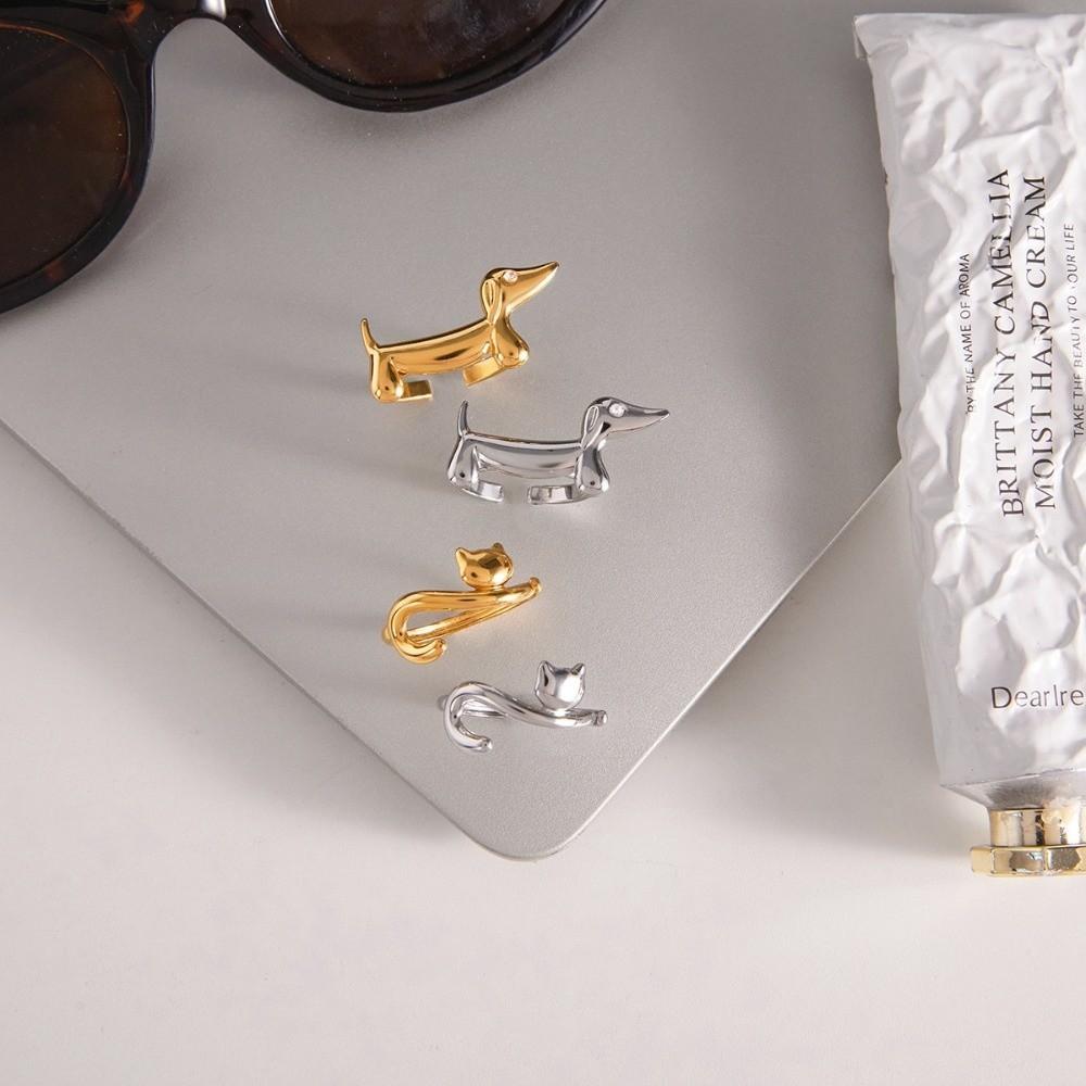Cat Opening Ring Cartoon Women Jewelry Minimalist Dog Ring  Ladies