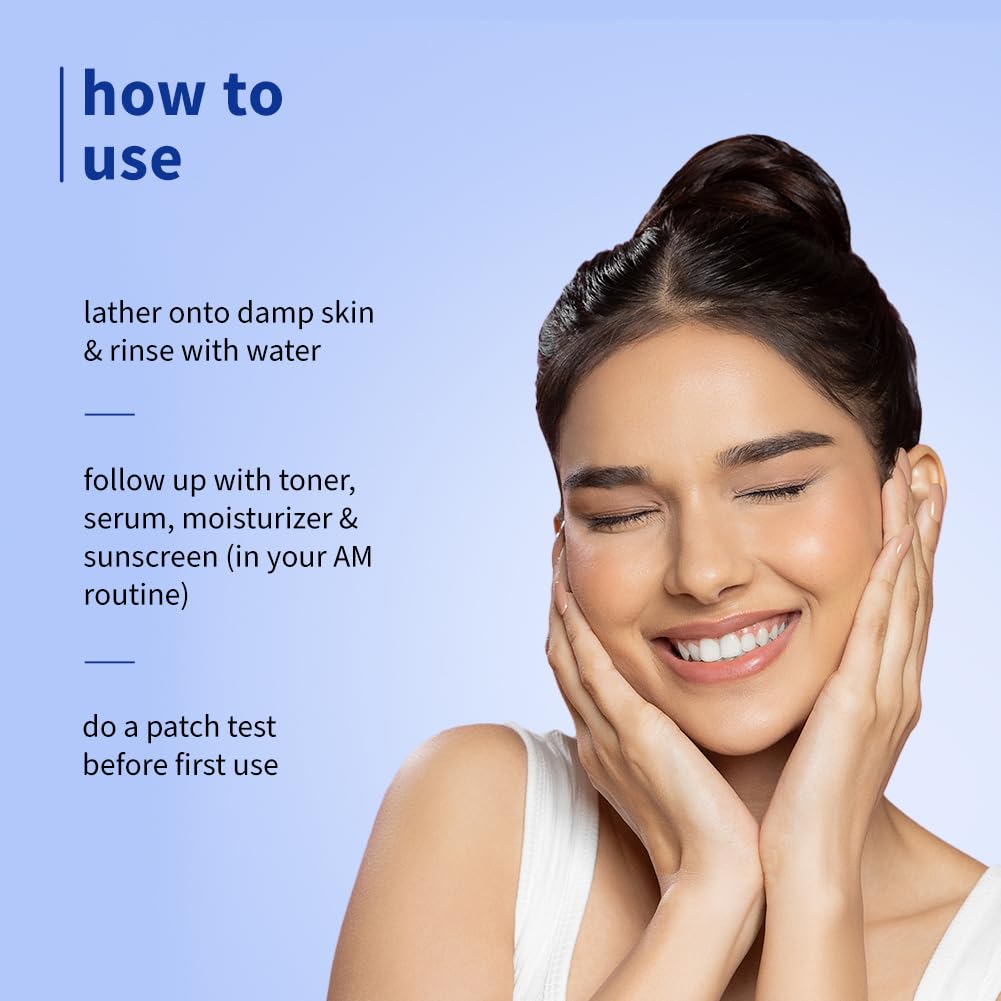 Plum 1% Salicylic Acid Gentle Gel Face Wash with Blueberry for Oily Acne-Prone Skin 100 ml