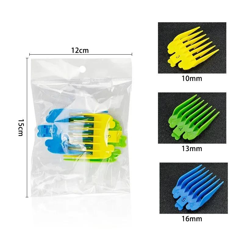 10Pcs  Fashion Men Hair Clipper Limit Comb Salon Barber Cutting Guide Replacement Attachment Hair Trimmer Styling Tools