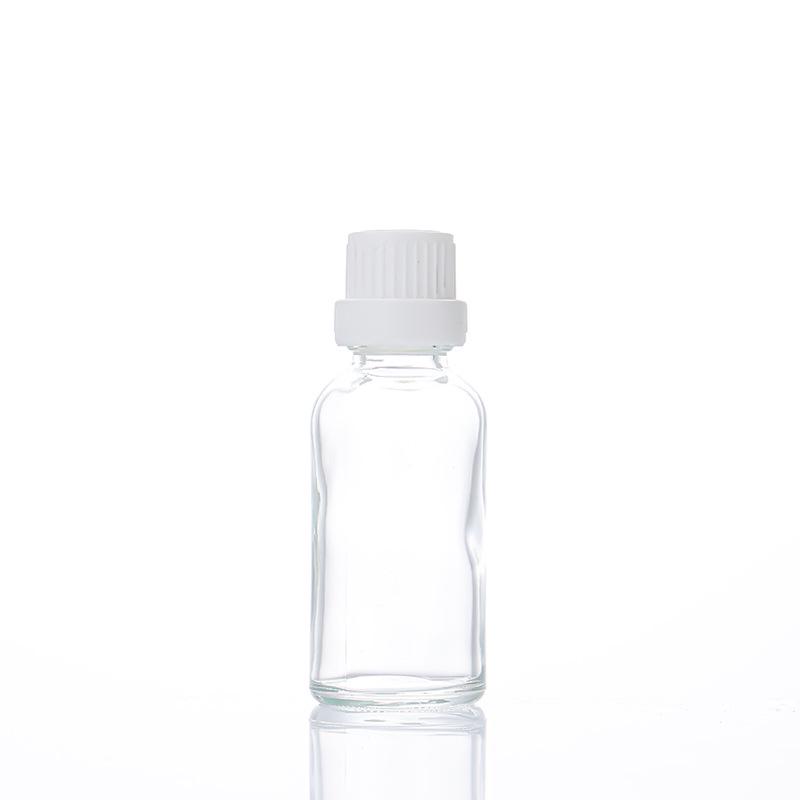 10ml Clear Glass Essential Oil Bottle with Dropper and 30ml Serum Decanting Bottle, Empty for Cosmetic Samples