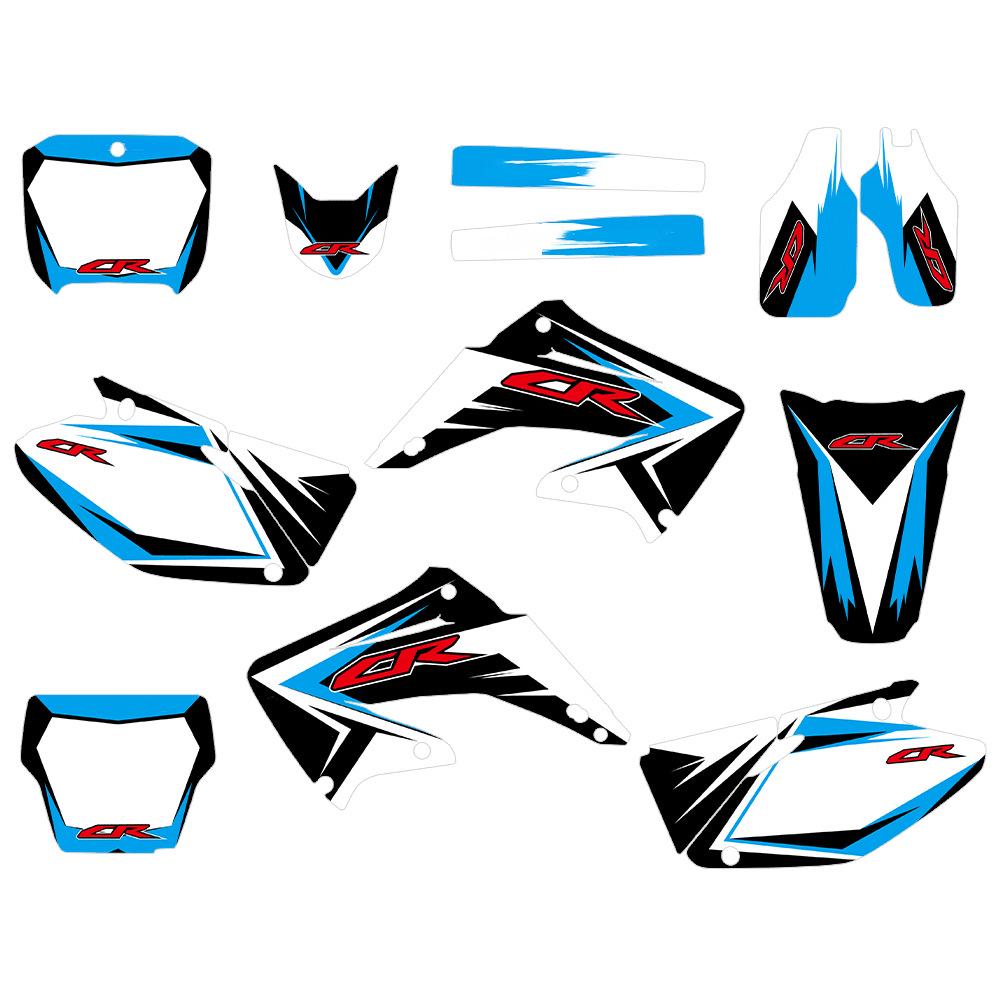 Set di Decalcomanie per Moto da Cross Honda CR125/CR250 (2002-2012)
