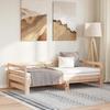 VidaXL Pull-Out Bed Daybed Sofa Bed Guest Bed Frame Rollaway Bed Living Room Sofa Bedroom 80x200 Cm Wood of 814694
