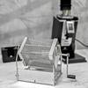 1pc Coffee Bean Roaster Hand Crank Open Flame Stainless Steel Rotary Cage Home Raw Bean Roasters No Heat Source