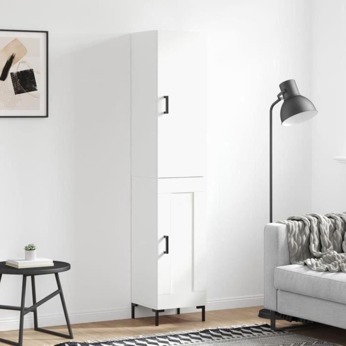 VidaXL Highboard White 34.5x34x180 Cm Engineered Wood 3199105