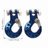 2Pcs RC Car Accessories Winch Trailer Hooks for SCX10/D90/D110/TF2/TRX4/Tamiya CC01 Climbing Car