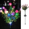 Realistic Outdoor Solar Garden Light 42LED Waterproof Landscape Lamp  Patio Decor