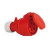 CEE Socket 5 Poles - Unitec - 40579l - Red - Tools and Accessories - Sold Individually