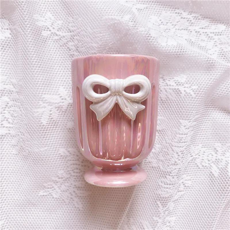 Zestaw łazienkowy Bowknot Kubek do płukania ust Dozownik mydła Mydelniczka Ceramiczny zestaw do mycia zębów Uchwyt na szczoteczki do zębów Zestaw akcesoriów łazienkowych hotelowych