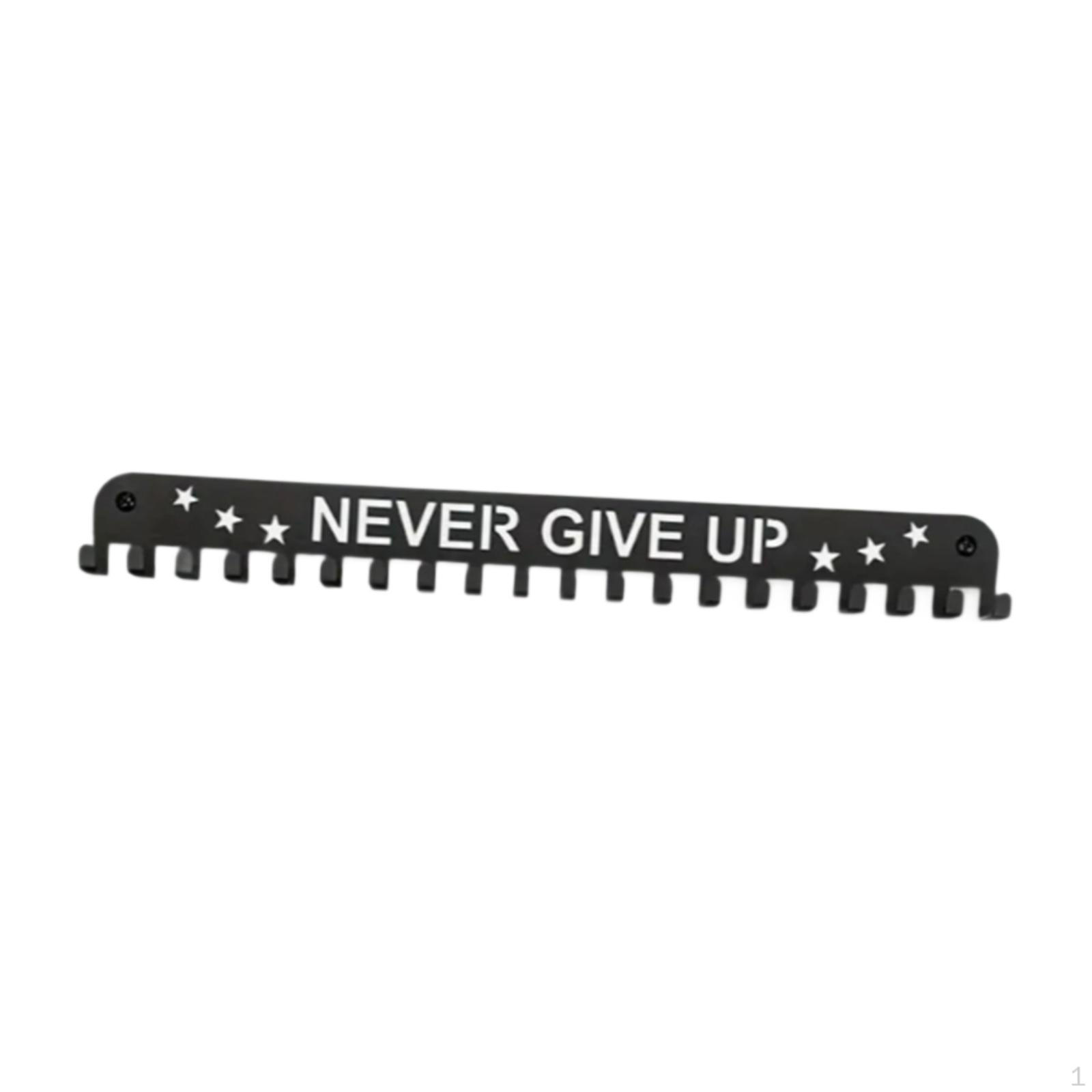 Настенный держатель-органайзер для лент для спортсменов NEVER GIVE UP