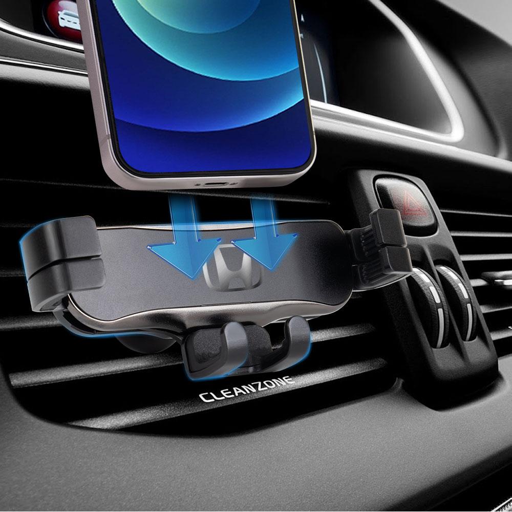YCGF2 Gravity Car Air Vent Clip Mount Cell Phone Holder GPS Support Bracket For Honda Mugen Typer ACCORD Avancier Airwave Civic FK8