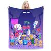 BFDI Inanimate Insanity Blanket Quality Super Soft Bedding Throws Autumn Travel Office Bedroom Fluffy Bedspread