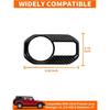 Savadicar Carbon Fiber Interior Accessories - Headlight Switch Trim for 2018-Present Jeep Wrangler JL JLU 4XE & Gladiator JT - Premium Texture
