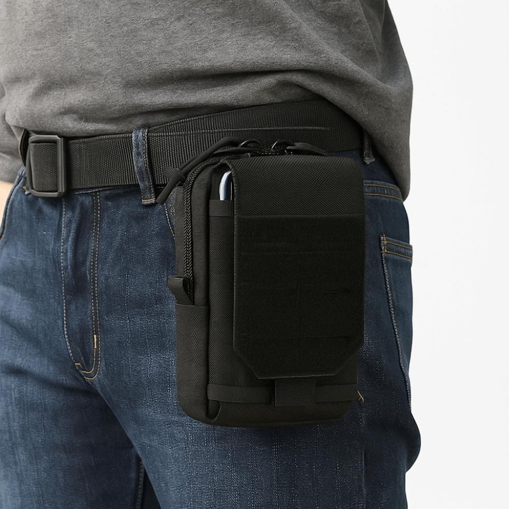 Large Capacity Multifunction Belt Pouch Waist Hanging Clip-On Case Bag  Sport Fitness