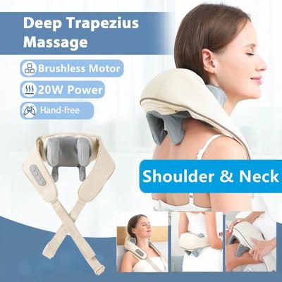 20W Mini Nackenmassagegerät zum Umwickeln Smart Elektrisch Beheizt Neu Tragbar Eingeklemmter Muskel Multifunktional Shiatsu Nackenmassage Schal