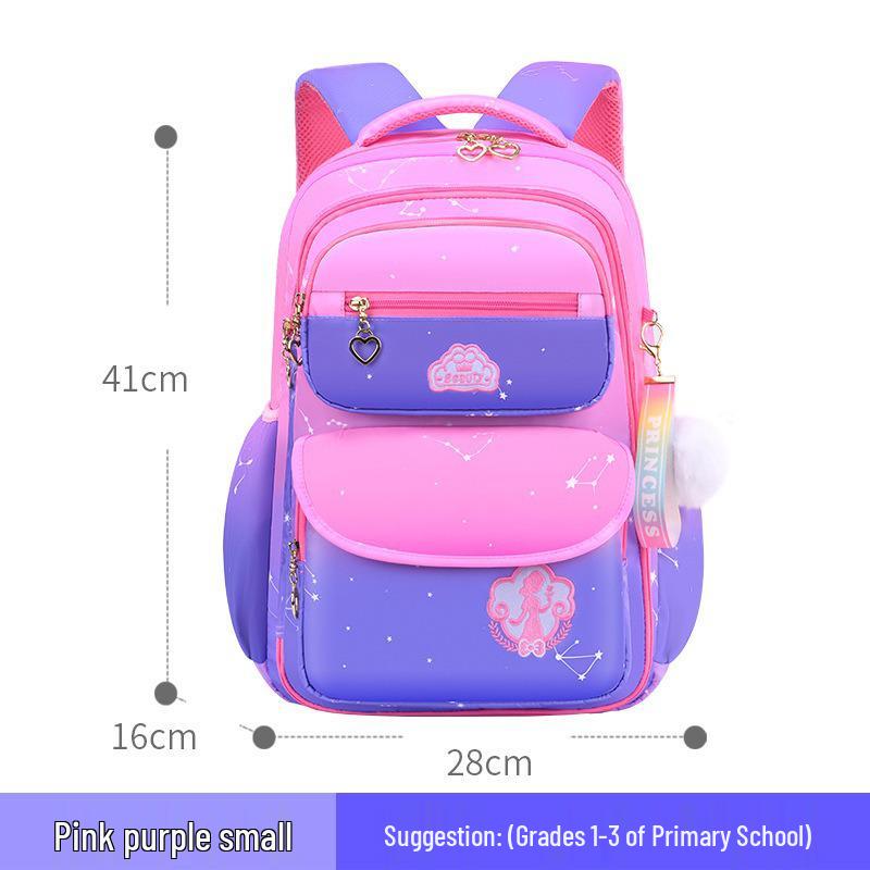 Children's Double Shoulder Backpacks for Girls, Grades 1-6: Cute Primary School Bags