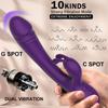 G Spot Rabbit Vibrator for Women Clitoral Stimulator Dildo Vibrators 10 Speeds Mute Vaginal Massager Female Masturbator Adult Sex Toys for Couples