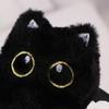 1 Piece 10Cm Ghost Wings Little Black Cat Plush Toy Doll Pendant Ins Big Eyes Punk Bag Decoration For Boy Girl Birthday Gifts