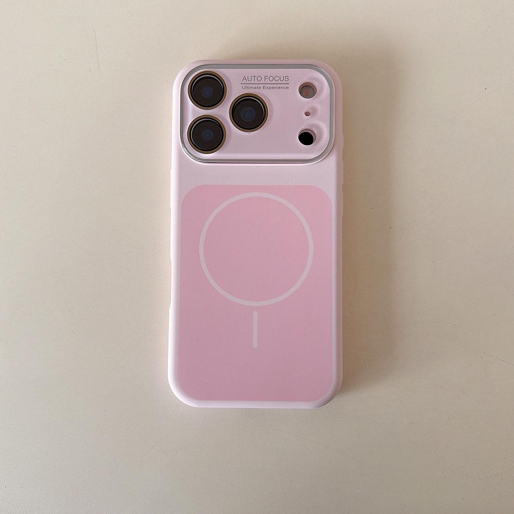 High-End Magnetic Window Case for iPhone 17 Pro Max - Contrasting Colors for Apple 16/15 Models