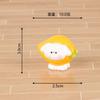 6Pcs/set Cartoon Fruit Animal Doll Miniatures Resin Ornaments Fairy Garden Decoration Moss Terrarium Micro Landscape