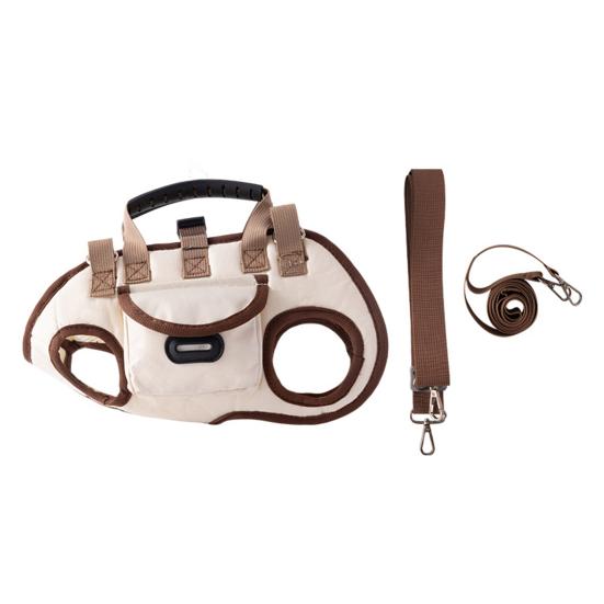 

Сумка-переноска для питомца Дышащая сумка-слинг для питомца Регулируемая шлейка на все тело Поперечная сумка с карманом для маленьких S