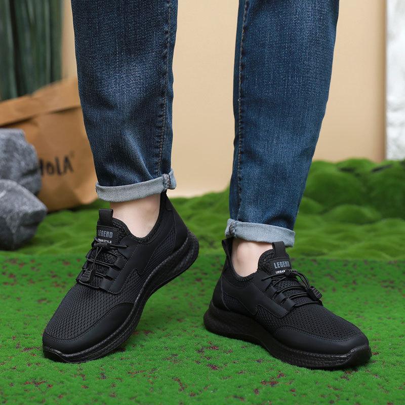 Mesh Shoes, Summer Sneaker, Casual, Breathable Dad Shoes, Light, Soft-soled, Anti-slip, Middle-aged and Elderly Men's Shoes 2025