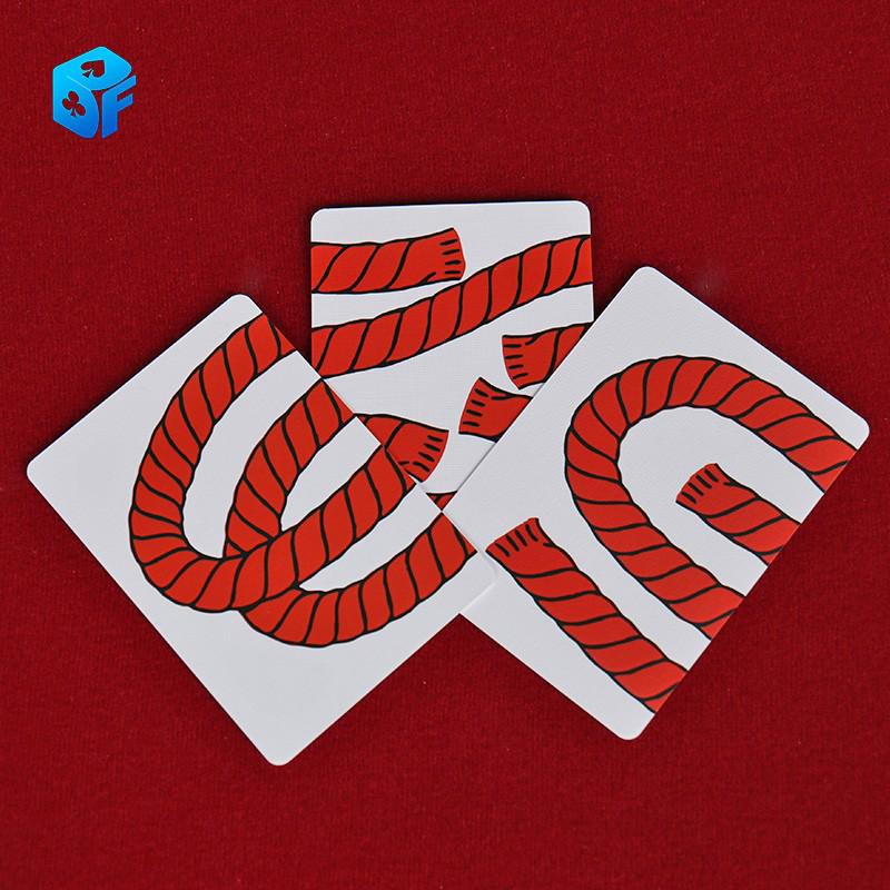 Three Rope Trick Card Magic Props
