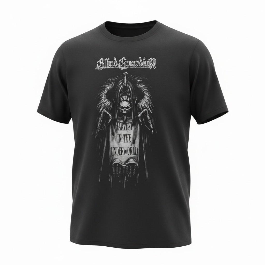 Blind Guardian Harvest The Underworld Футболка XL Черная Хэви-метал A1929 S