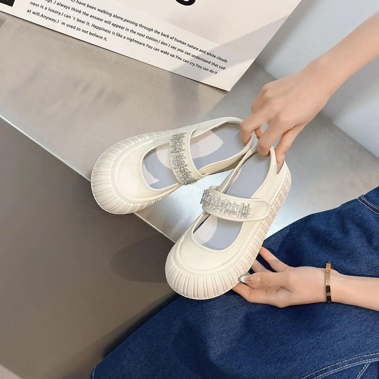 

Fashion Round Toe High on Platform Women s Shoes Offer Aesthetic New Arrival 2025 Vulcanized Shoe Casual Daily Routine Ladies Footwear 40