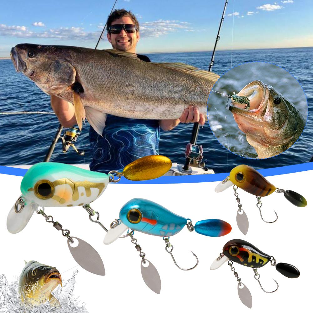 Floating Micro Crankbaits Fishing Lures Artificial Surface Wake Bait Minnow Hard Baits for Trout Bass