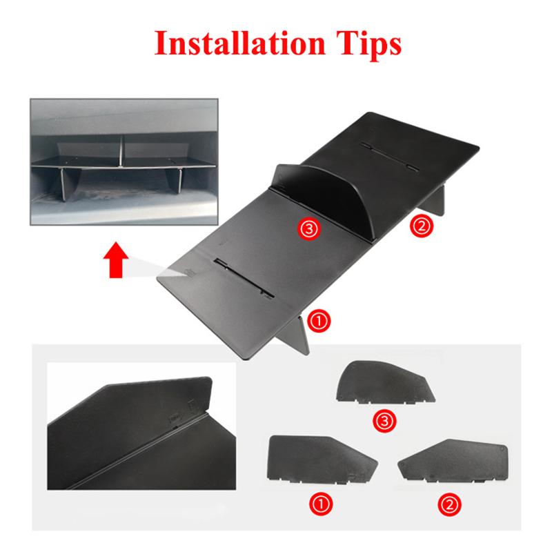 For Toyota Harrier 80 XU80 2021 2022 Co-pilot Glove Box Clapboard Organizer Storage Rack Shelf Car Interior Storage Partition