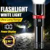 High Strong Power LED Flashlights Poweful Tactical Torch with Display Light USB Charging Camping Fishing Defensa Zoom Lantern