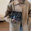 Embroidery Thread Chain Bag Women's Spring and Summer New Niche Design Large Capacity Shoulder Messenger Bag Versatile Small Square Bag