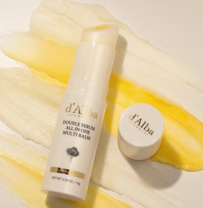 d’Alba Double Serum All-in-One Multi Balm 10g – Vegan Glow & Nourishing Care
