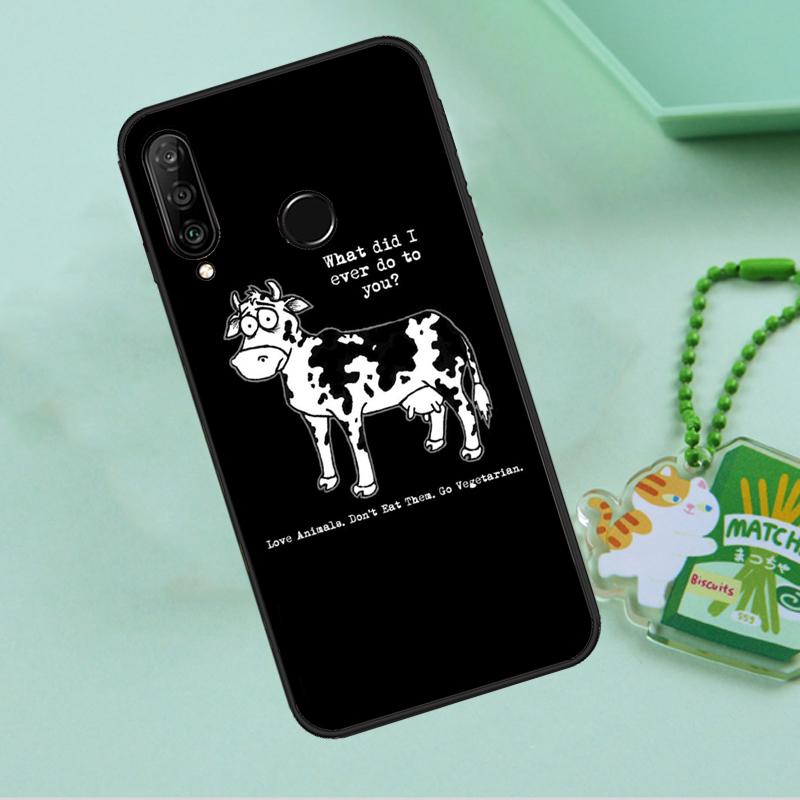 Veganes Vegetarisches Zitat Für Huawei Nova 12i 12s 7i 8i 11i 9 10 SE Y90 Y60 Y70 Y72 Y61 Y91 P30 P40 Lite P60 Pro Hülle