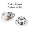 Closet Rod Sockets Wardrobe Bracket for Curtain Closet Rod Flange Socket set