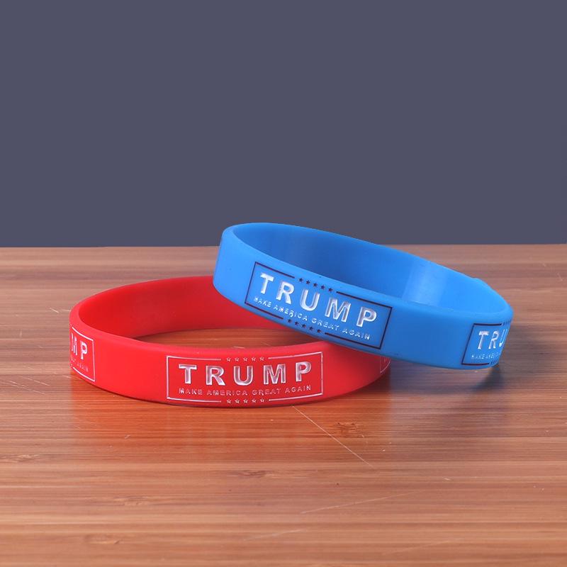 Thunaraz 40PCS Trump Keep America Great for President 2020 Silicone Bracelets Rally Must-Have Items Inspirational Motivational Wristbands Adults Unisex Gifts for Men Women