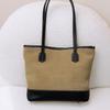 High-End Women's Genuine Leather Tote - Large Capacity, Silk Matte Finish
