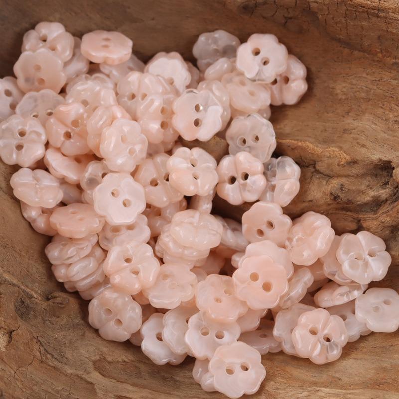 

Sakura Children s Shirt Cardigan Cap Resin Button Dress Hoodie Semi Transparent Button 10pcs рожевий