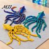 Articulated Ocean Creature Decor 3D Printed Squid Fidget Toy, Flexible Marine Animal Figure, Decompression Educational Cognitive Teaching Aid Sensory