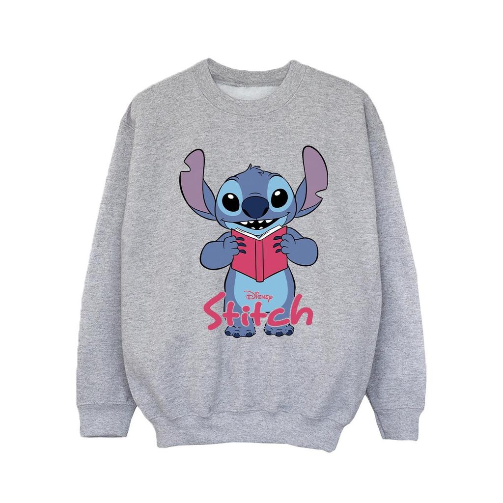 Lilo & Stitch Mädchen Lesen Stehen Sweatshirt